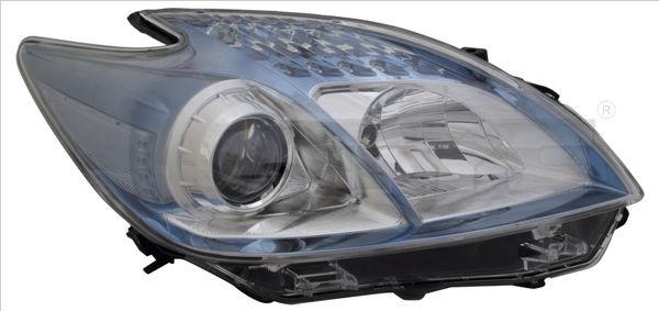TYC 20-9091-35-2 Headlight Right, H11/HB3, blue, for right-hand traffic, with electric motor