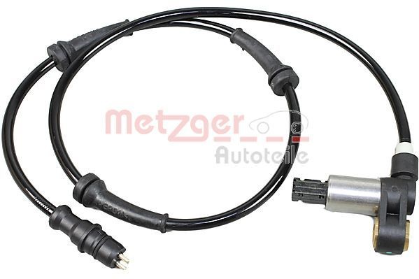 METZGER 09001105 ABS sensor Rear Axle Left, 2-pin connector