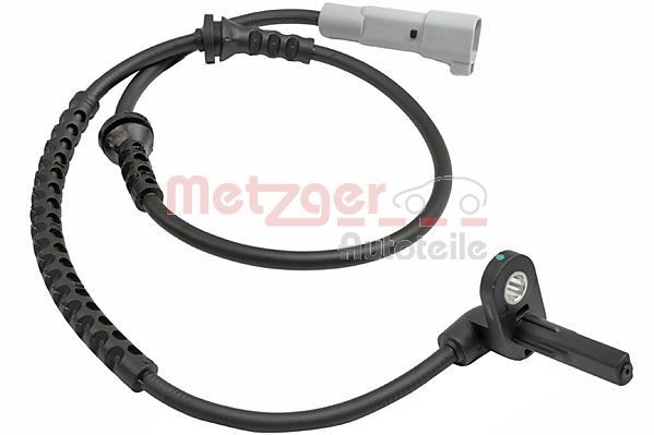 09001201 METZGER Wheel speed sensor OPEL Front Axle, with cable