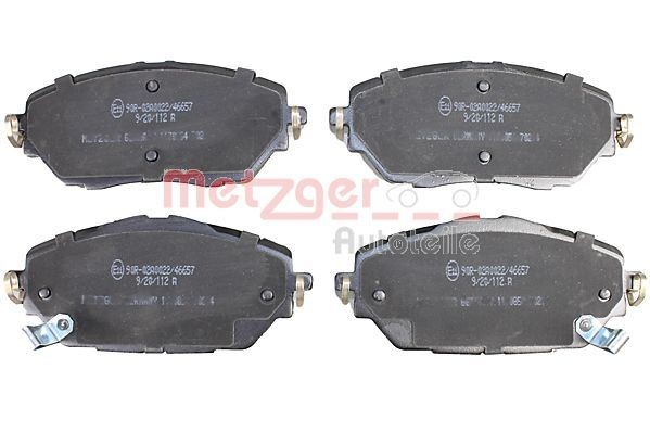 METZGER Brake pad kit 1170854 for TOYOTA C-HR, COROLLA