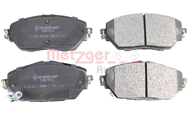 1170854 Disc brake pads GREENPARTS METZGER 22783 review and test