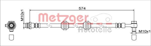 METZGER 4111760 Brake hose LAND ROVER experience and price