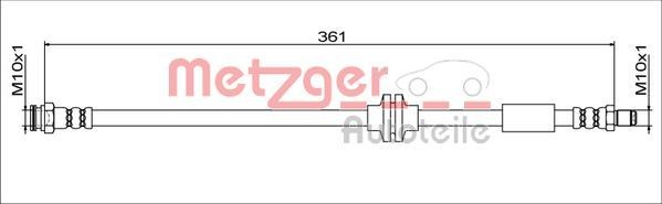 METZGER 4111779 Brake hose JEEP experience and price
