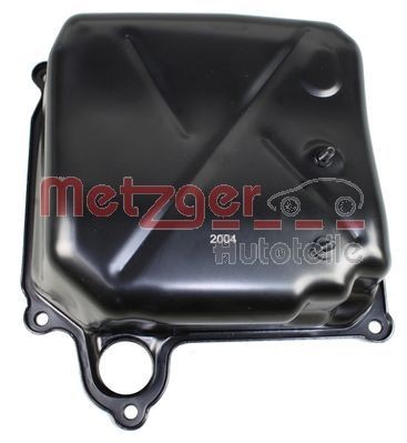 METZGER 7990091 Automatic transmission oil pan Lateral Mounting, without bolts/screws, with oil sump gasket