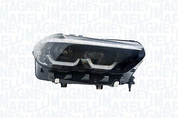 MAGNETI MARELLI 710815029131 Headlight Left, LED, LED, Orange, with indicator, with low beam, for right-hand traffic, without control unit