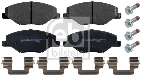 Volkswagen POLO Disk brake pads 15490836 FEBI BILSTEIN 171000 online buy