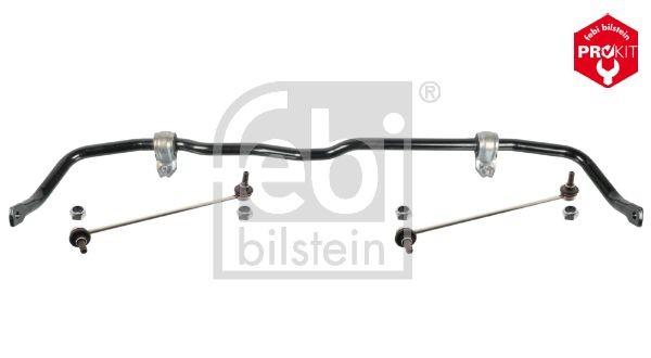 171155 FEBI BILSTEIN Sway bar VOLVO Front Axle, with rubber mounts, with coupling rod