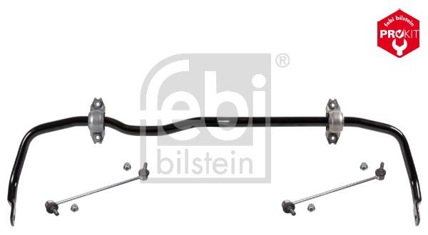 171159 FEBI BILSTEIN Sway bar VOLVO Front Axle, with rubber mounts, with coupling rod