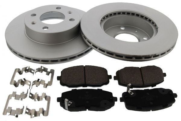 MAPCO 47512HPS Brake discs and pads set Front Axle, Vented