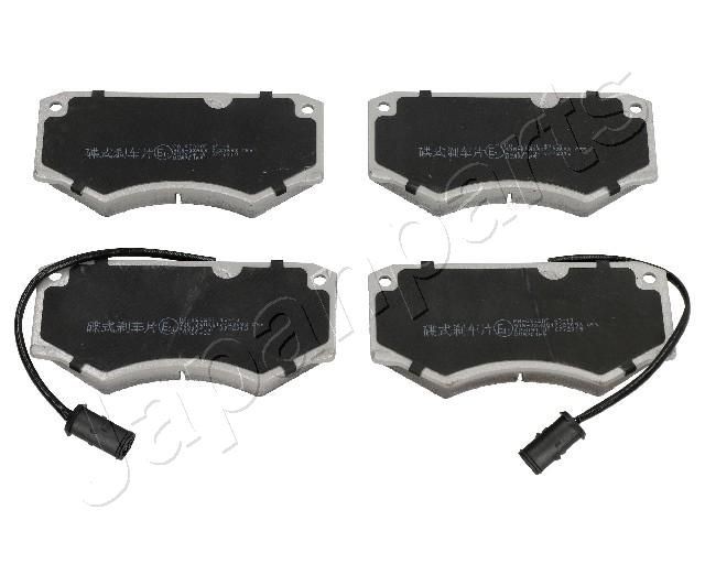 PA-0232AF JAPANPARTS Brake pad set IVECO Front Axle, incl. wear warning contact, without accessories