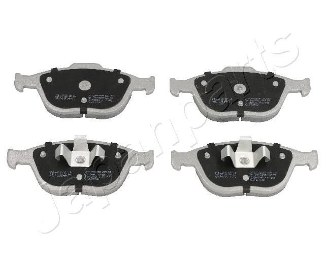 JAPANPARTS Front Axle, not prepared for wear indicator, with piston clip, without accessories Height 1: 67,2mm, Thickness: 17,6mm Brake pads PA-0307AF buy