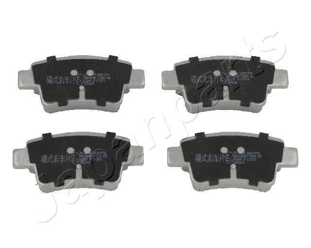 JAPANPARTS Rear Axle Height 1: 47,2mm, Thickness: 17,4mm Brake pads PP-0201AF buy