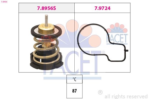 Great value for money - FACET Engine thermostat 7.8956