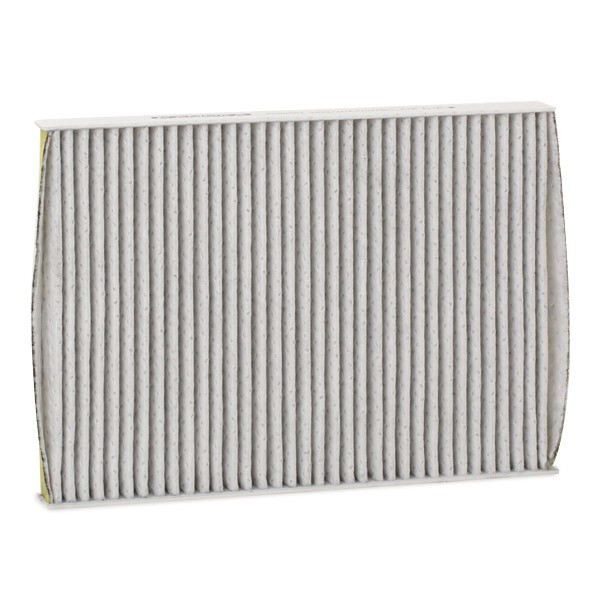 KAMOKA 6080001 Air conditioner filter Fresh Air Filter, Activated Carbon Filter, Particulate filter (PM 2.5), with antibacterial action, with anti-allergic effect, with fungicidal effect, with Odour Absorbent Effect, 280 mm x 205 mm x 25 mm