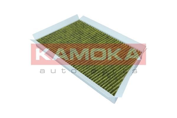 KAMOKA 6080012 Pollen filter Fresh Air Filter, Activated Carbon Filter, Particulate filter (PM 2.5), with antibacterial action, with anti-allergic effect, with fungicidal effect, with Odour Absorbent Effect, 332, 271 mm x 190 mm x 25 mm