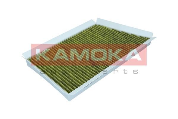 KAMOKA 6080012 Air conditioner filter Fresh Air Filter, Activated Carbon Filter, Particulate filter (PM 2.5), with antibacterial action, with anti-allergic effect, with fungicidal effect, with Odour Absorbent Effect, 332, 271 mm x 190 mm x 25 mm