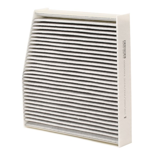 KAMOKA 6080084 Air conditioner filter Fresh Air Filter, Activated Carbon Filter, Particulate filter (PM 2.5), with antibacterial action, with anti-allergic effect, with fungicidal effect, with Odour Absorbent Effect, 255 mm x 255 mm x 45 mm