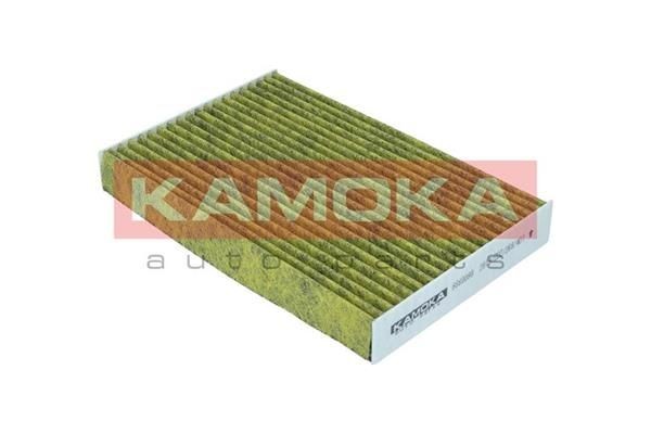 KAMOKA 6080090 Pollen filter Fresh Air Filter, Activated Carbon Filter, Particulate filter (PM 2.5), with antibacterial action, with anti-allergic effect, with fungicidal effect, with Odour Absorbent Effect, 238 mm x 153 mm x 32 mm