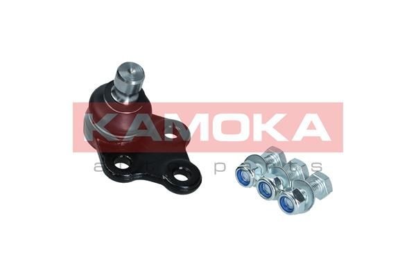 KAMOKA 9040107 Ball Joint Front Axle, Lower, with bolts/screws, with fastening material, 22mm