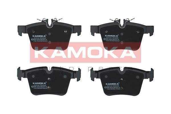 KAMOKA JQ101441 Brake pad set Rear Axle, excl. wear warning contact