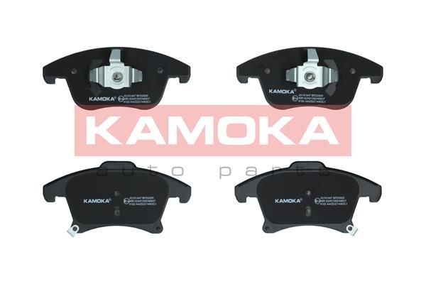 KAMOKA JQ101447 Brake pad set Front Axle, with acoustic wear warning