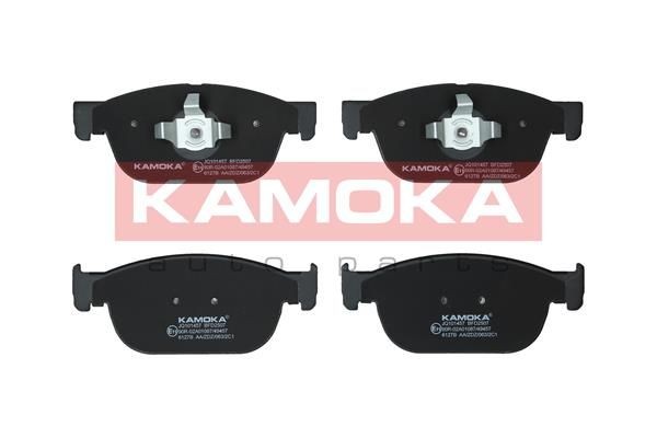 KAMOKA JQ101457 Brake pad set Front Axle, excl. wear warning contact