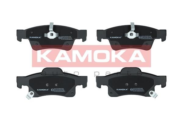 KAMOKA JQ101476 Brake pad set Rear Axle, with acoustic wear warning