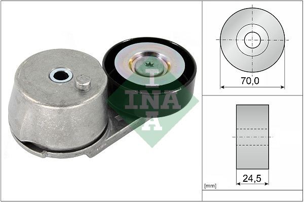 INA Fan belt tensioner OPEL Corsa E Hatchback (X15) new 534 0704 10