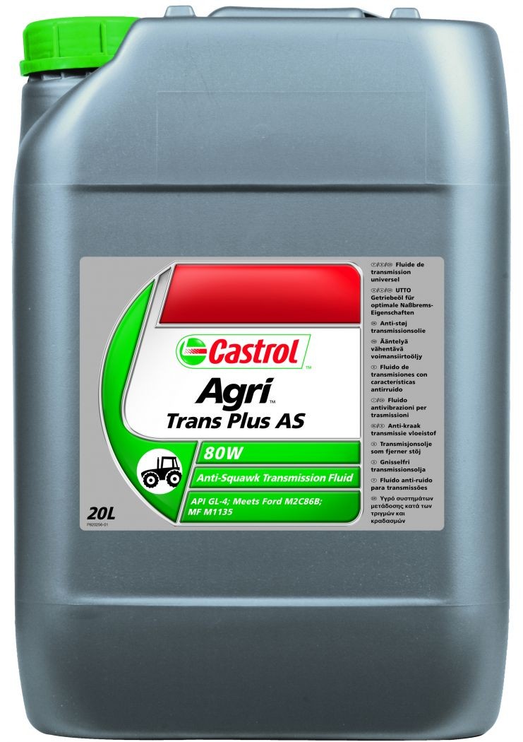 CASTROL Transmax, Agri Trans Plus 80W, Capacity: 20l API GL-4, ZF TE-ML 05F, ZF TE-ML 03E, ZF TE-ML 21F, MF M1145, Ford ESN-M2C-134D, Case 1207, Case 1209, MAT 3505, MAT 3525, MAT 3540 Transmission oil 15BF7B buy