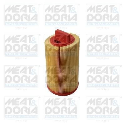 MEAT & DORIA 16076 Air filter 249mm, 132mm, Filter Insert