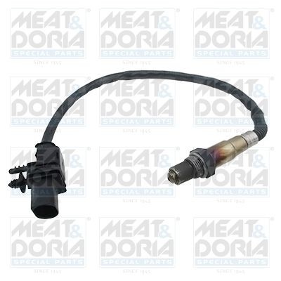 MEAT & DORIA 811023 Lambda sensor for pre-catalytic converter, Regulating Probe, black, D Shape