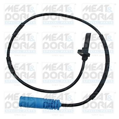 MEAT & DORIA Front Axle Right, Front Axle Left, Active sensor, 2-pin connector, 670mm, 41mm, blue, round Total Length: 670mm, Number of pins: 2-pin connector Sensor, wheel speed 901122 buy