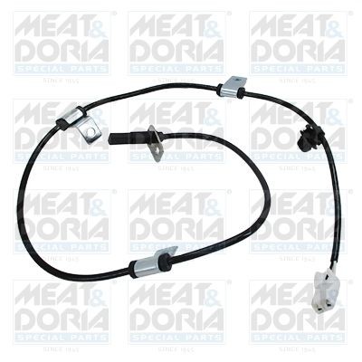 MEAT & DORIA Rear Axle Right, Hall Sensor, 2-pin connector, 830mm, white, rectangular Total Length: 830mm, Number of pins: 2-pin connector Sensor, wheel speed 901133 buy