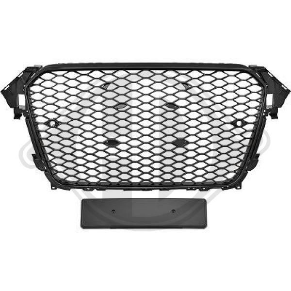 DIEDERICHS 1019240 Front grill AUDI 80 1987 in original quality
