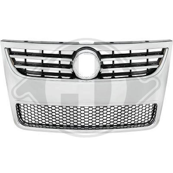 DIEDERICHS 2286840 Front grill VW TOUAREG 2006 in original quality