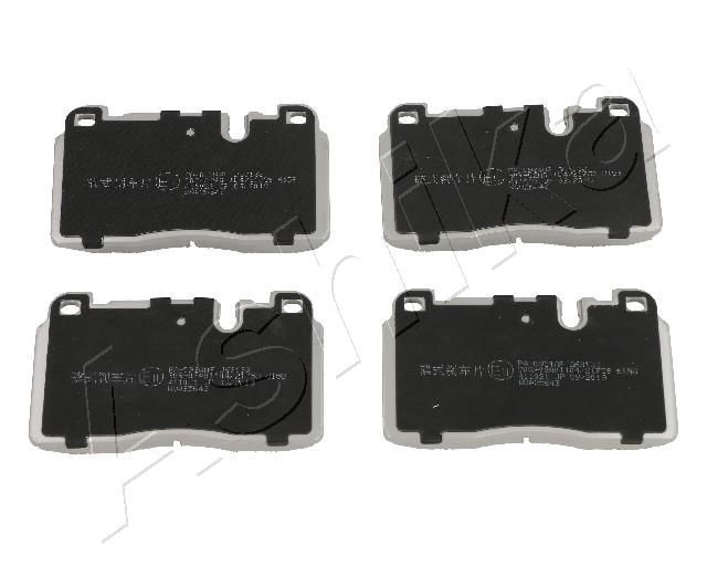 50-00-0924 ASHIKA Brake pad set AUDI Front Axle, prepared for wear indicator