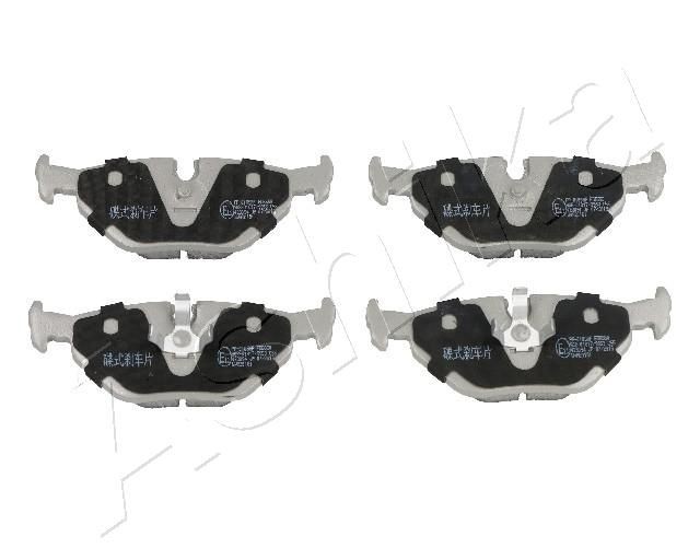 ASHIKA 51-00-0105 Brake pad set Rear Axle, prepared for wear indicator, with piston clip, without accessories