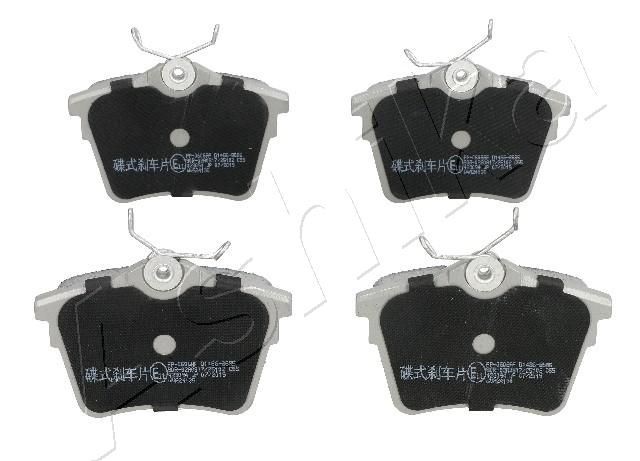 51-00-0606 ASHIKA Brake pad set PEUGEOT Rear Axle, not prepared for wear indicator