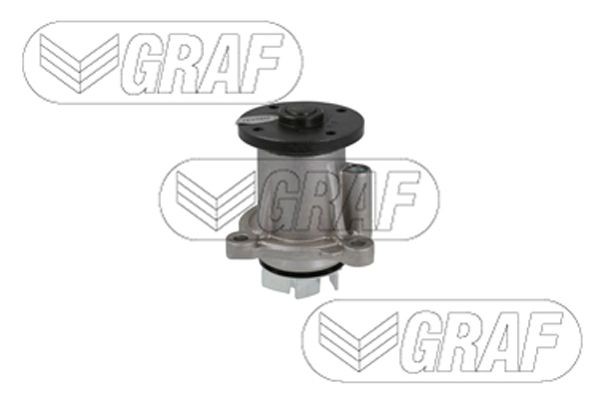 PA1350 GRAF Water pumps KIA with seal, Mechanical, Metal, for v-ribbed belt use