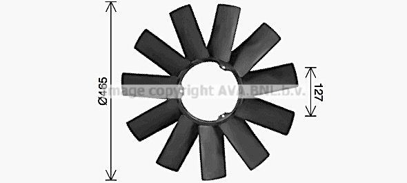 PRASCO BWB589 Fan Wheel, engine cooling 11 52 1 712 847
