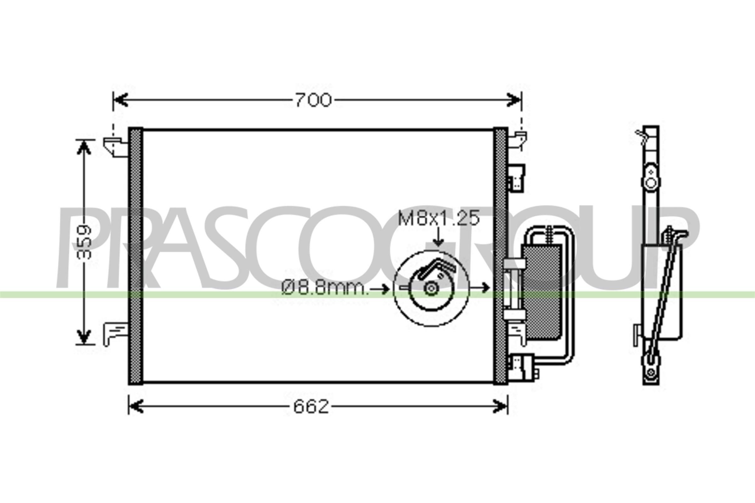 FT520C001 PRASCO AC condenser buy cheap