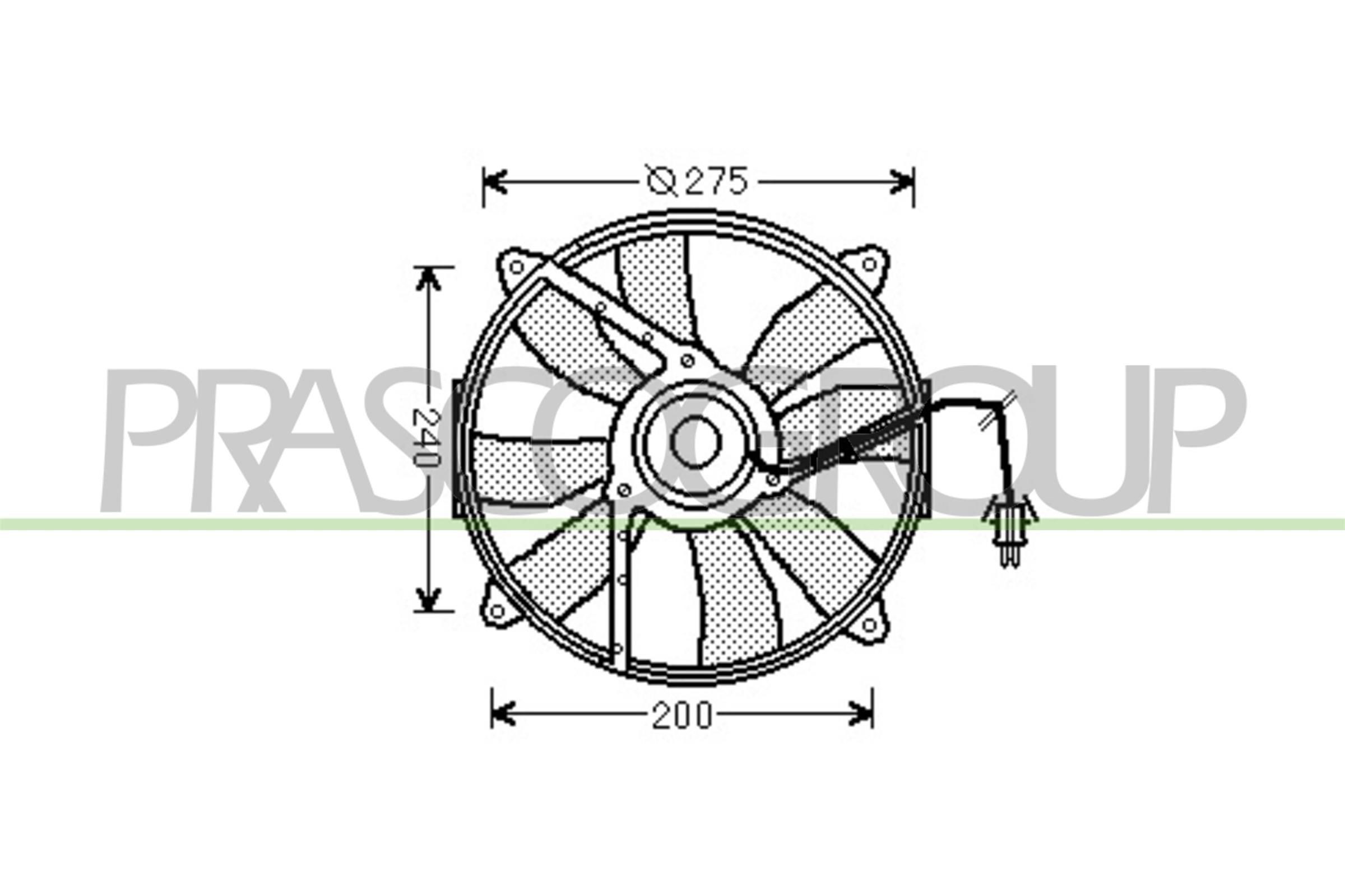 MS7521 PRASCO D1: 275 mm, 140W Cooling Fan ME025F004 buy