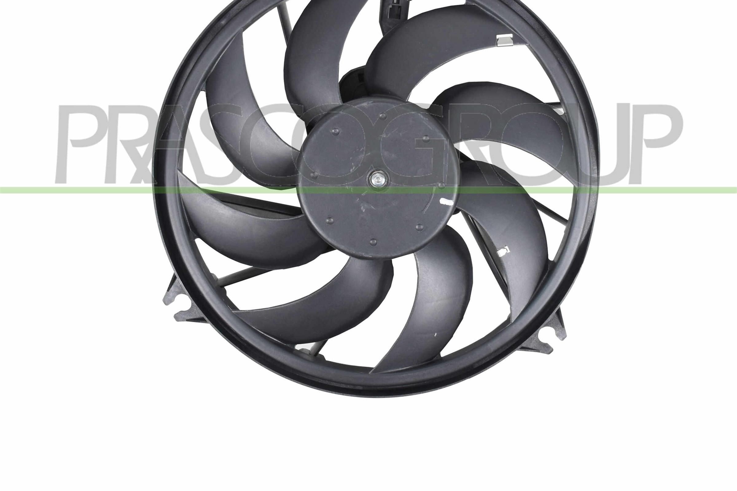 PG009F004 PRASCO Cooling fan LAND ROVER D1: 393 mm, 250W