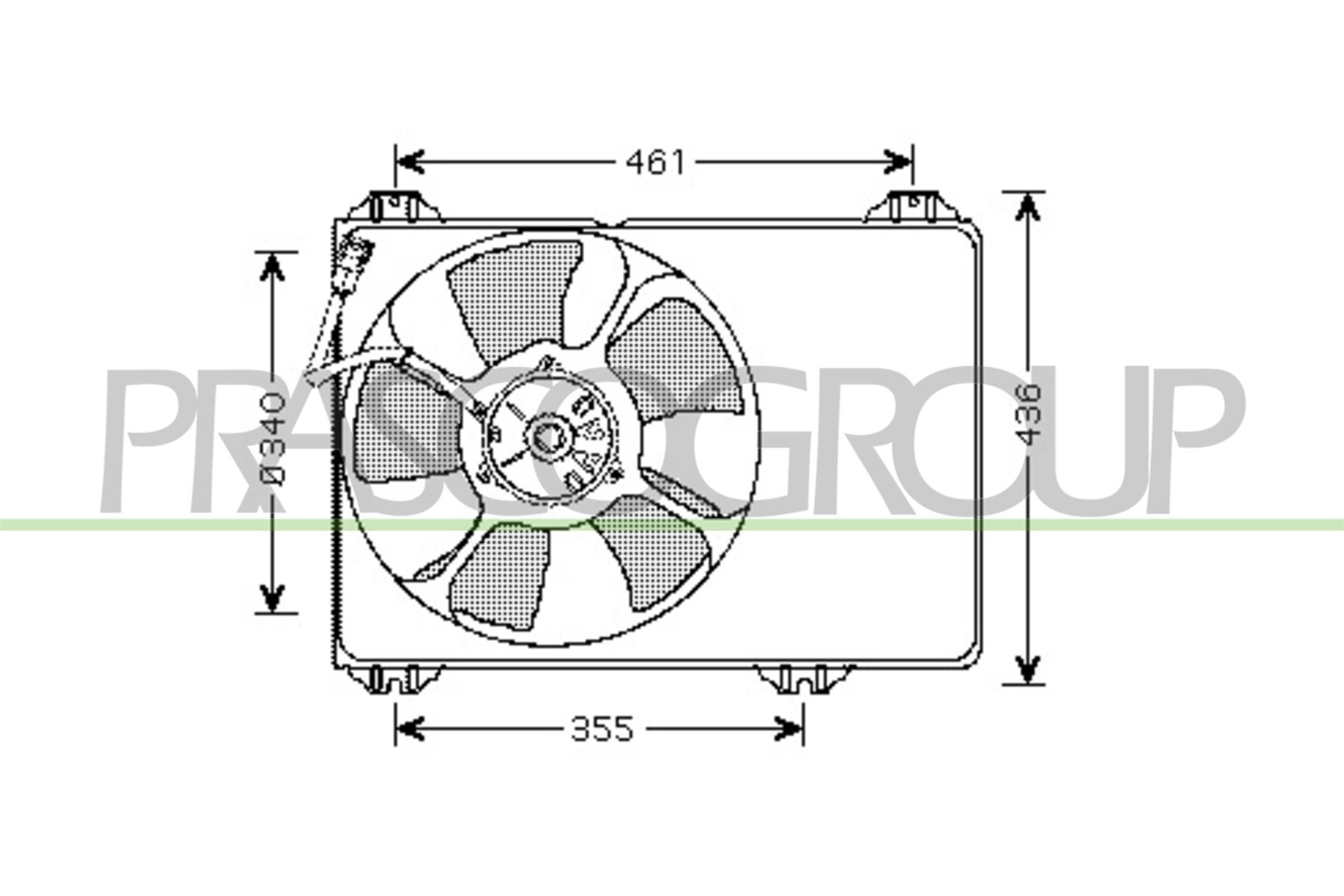 SZ7506 PRASCO D1: 340 mm, 90W Cooling Fan SZ034F001 buy