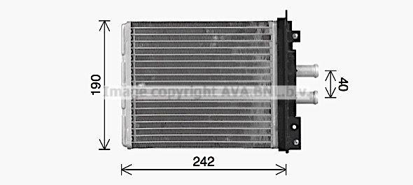 PRASCO Cooling fan clutch VLC141
