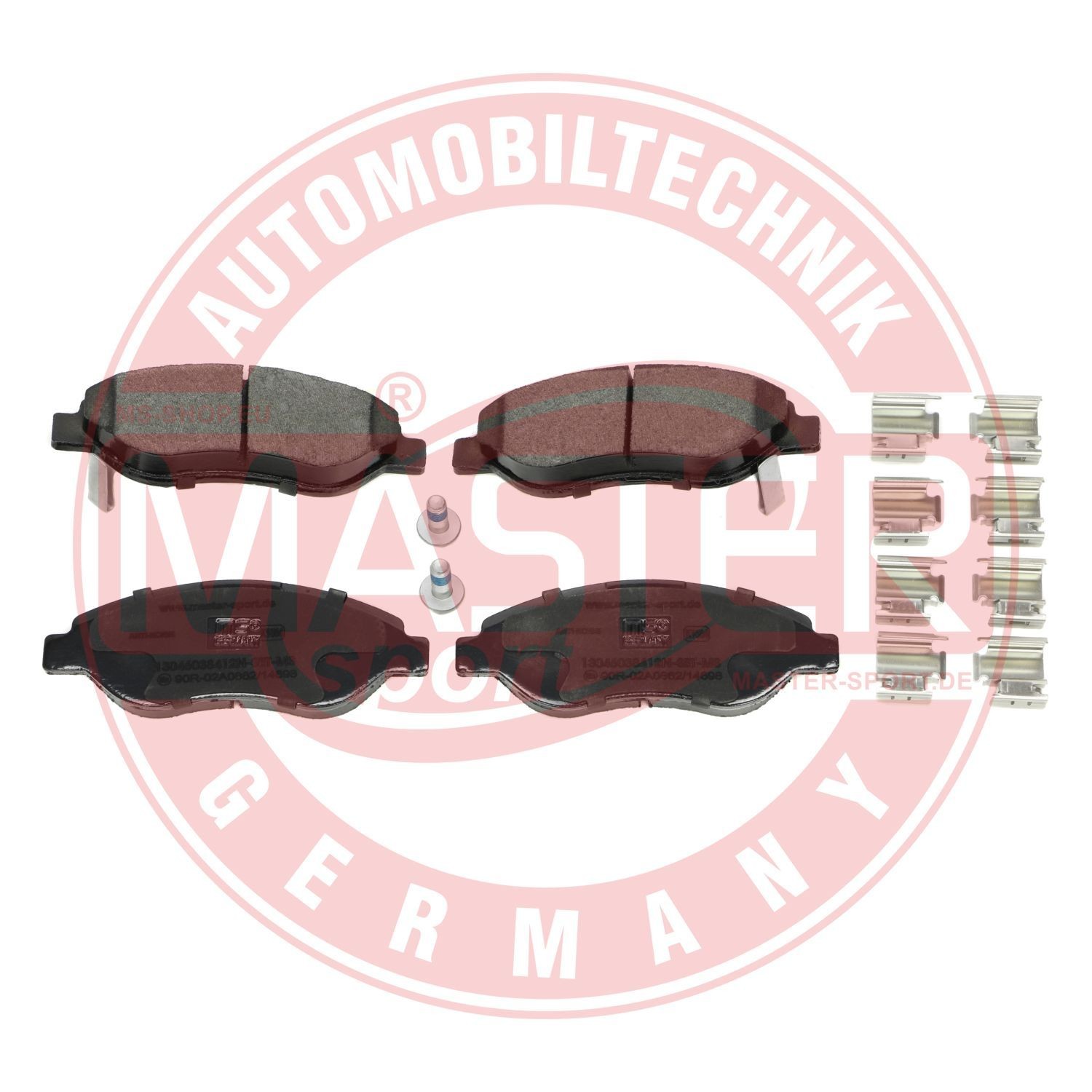 Opel CORSA Brake pad 15516268 MASTER-SPORT 13046038412N-SET-MS online buy