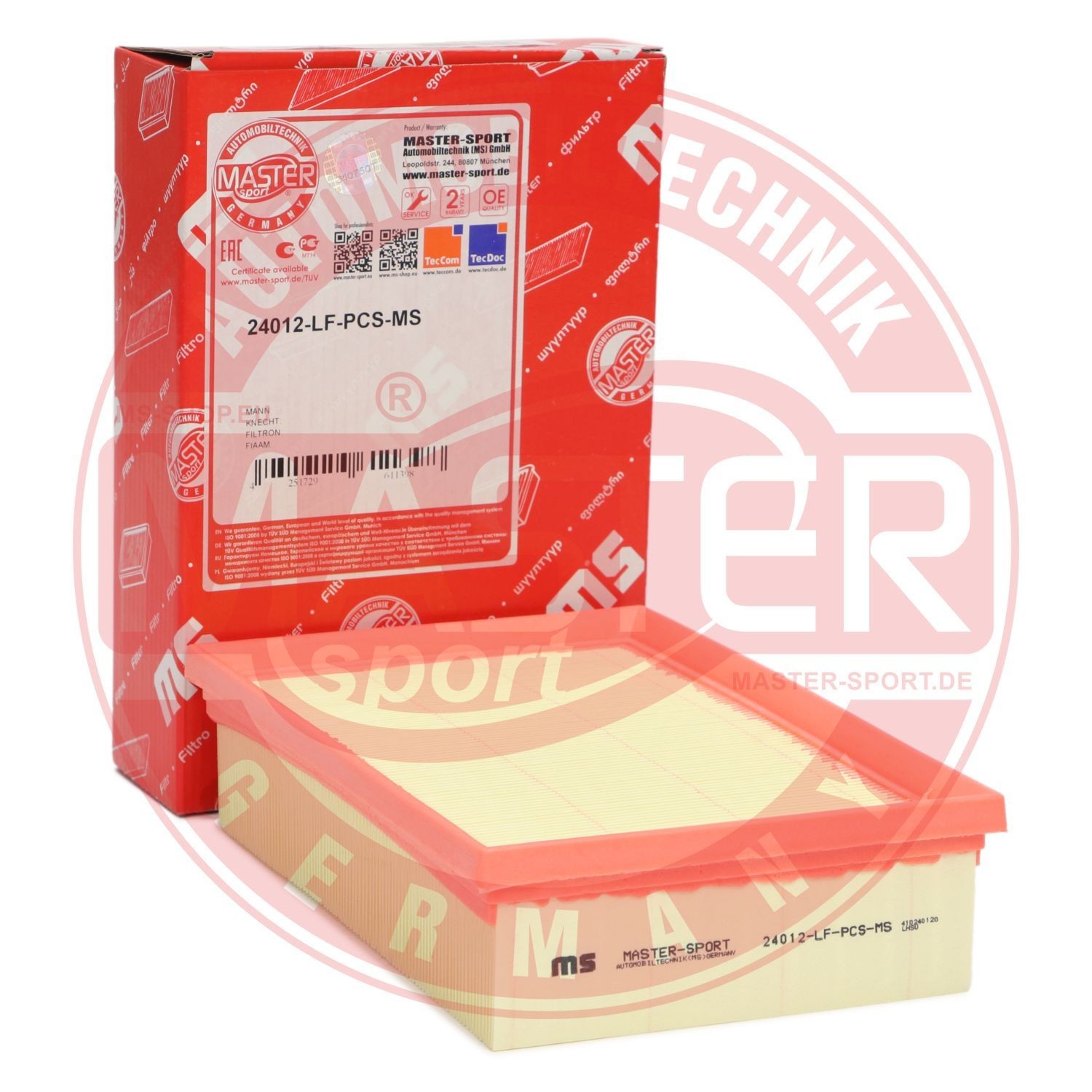 24012LFPCSMS Engine air filter MASTER-SPORT AB410240120 review and test