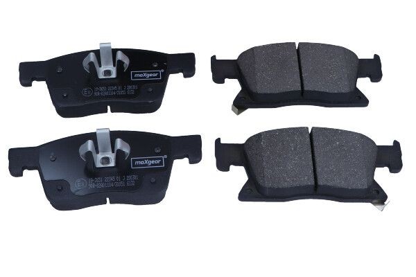 MAXGEAR 19-3651 Brake pad set Front Axle, with acoustic wear warning