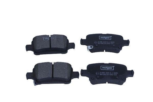Opel INSIGNIA Set of brake pads 15519566 MAXGEAR 19-3656 online buy