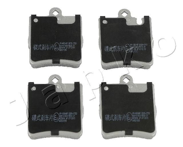 JAPKO prepared for wear indicator Height 1: 78mm, Thickness: 15,5mm Brake pads 510504 buy